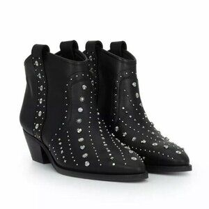 Sam Edelman Booties Spiked Sam Edelman Biker Cowgirl Western Boots 6.5 NEW